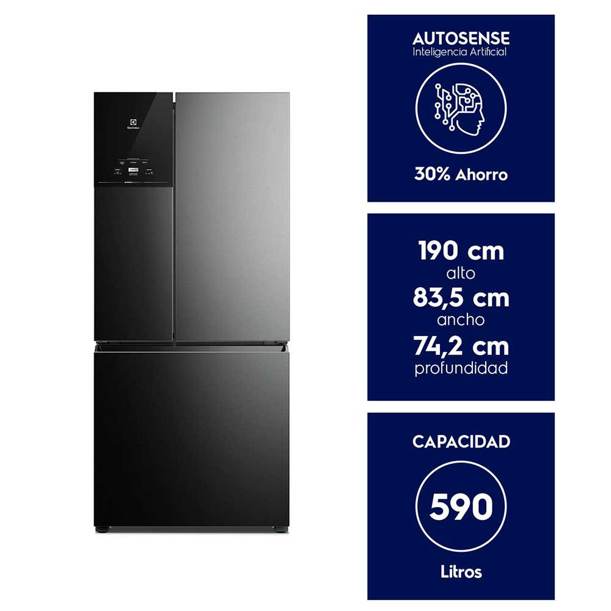 Refrigerador Multidoor Electrolux IM8B 590 lts