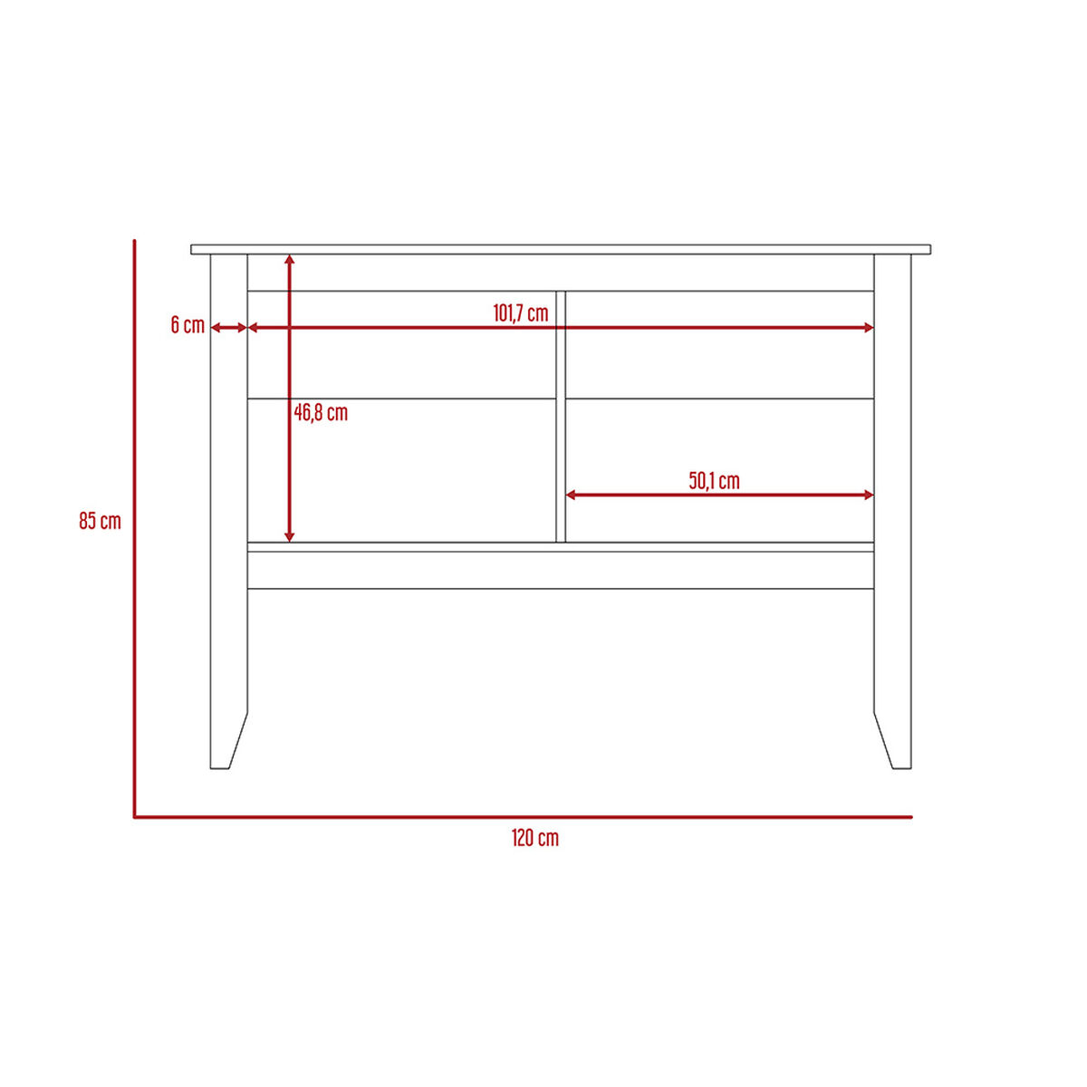 Combo Rack TV 65" + Mesa de Centro + Arrimo Tuhome Essential 5