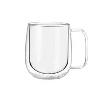 Taza Mug de Vidrio Doble Pared Simplit 300 ml