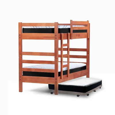 Camarote Triple Latam Home 1 Plaza Zen + Colchón Pro Gris