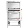 Horno Semi Industrial Ticgas 2 Cámaras Inox 65x65 Gas Natural