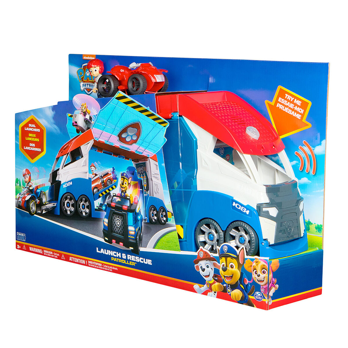 Paw Patrol Patroller Lanza Y Rescata