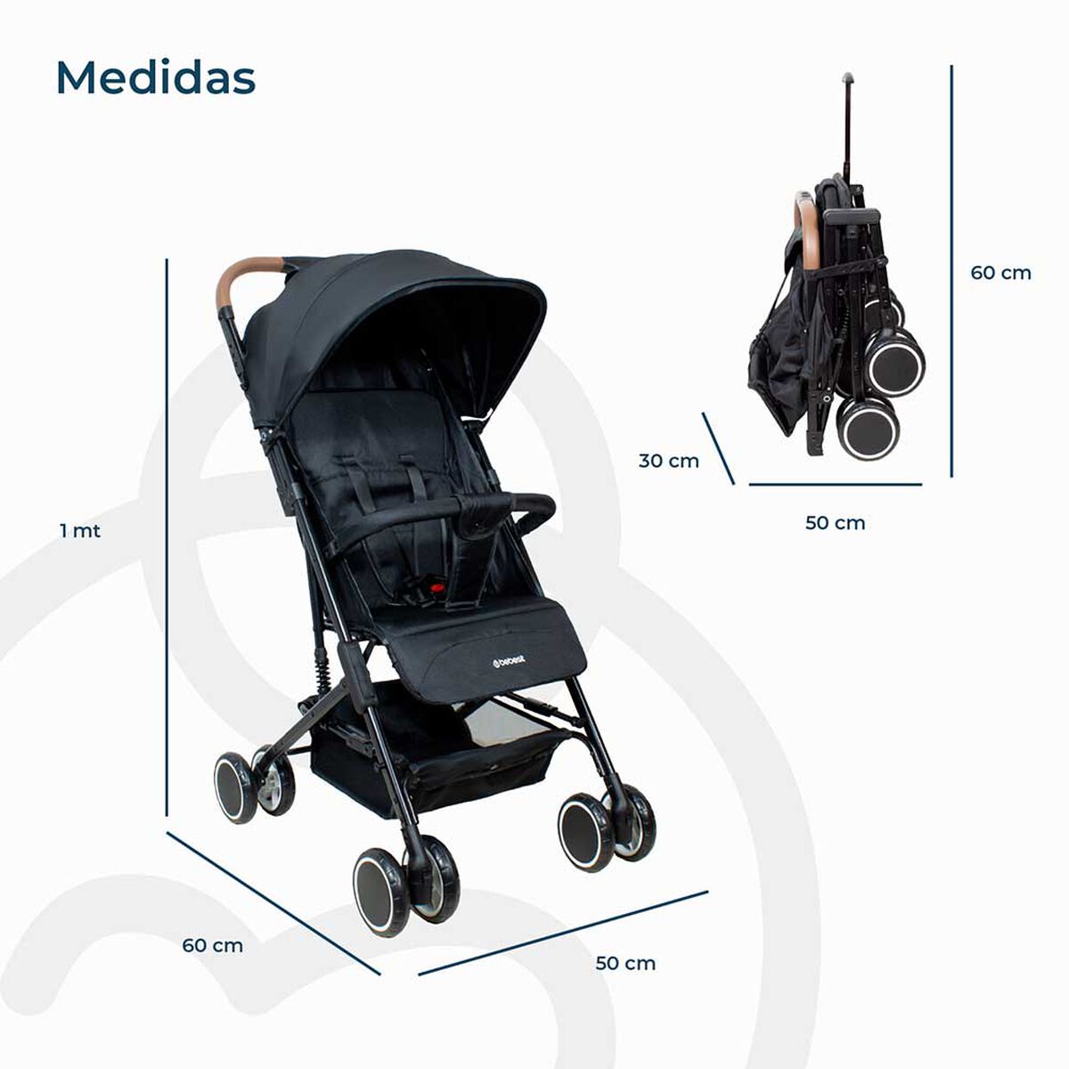 Coche Maleta Sprint Sxnegro Bebesi