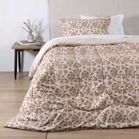 Plumón Estampado SoHome 1,5 Plazas Hatha Rosado