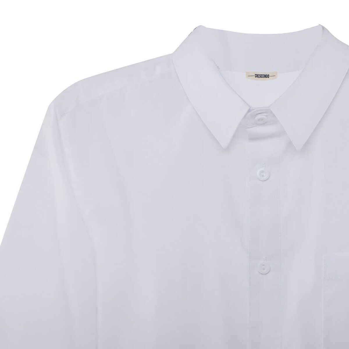 Pack 2 Camisa Escolar Ni&ntilde;o Talla S a XL Crescendo