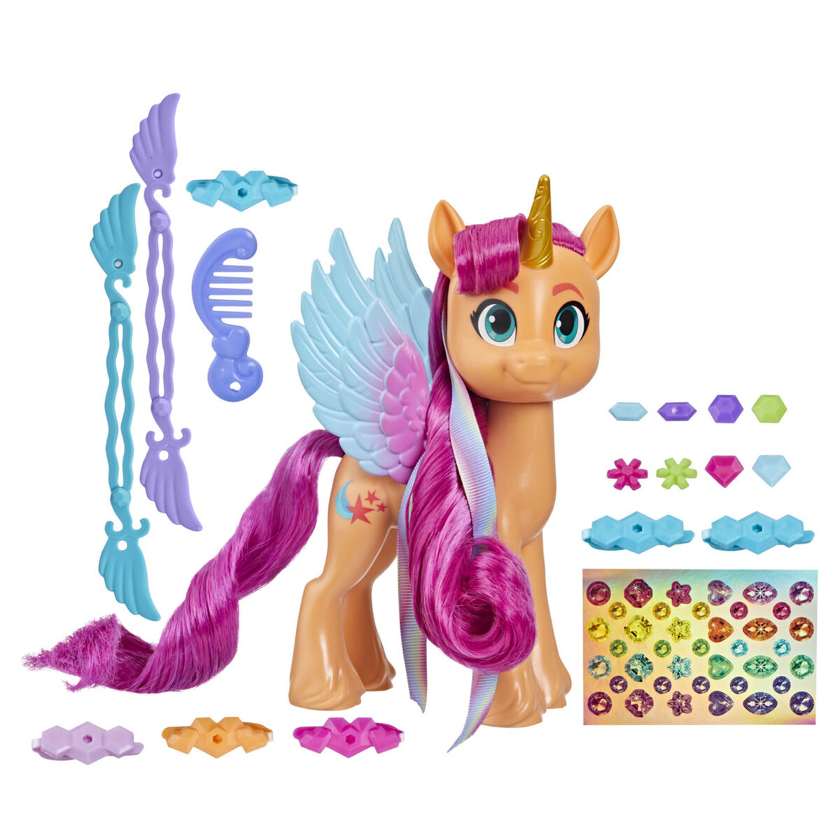 Muñeca My Little Pony Make Your Mark Sunny Starscout Peinados Con Estilo