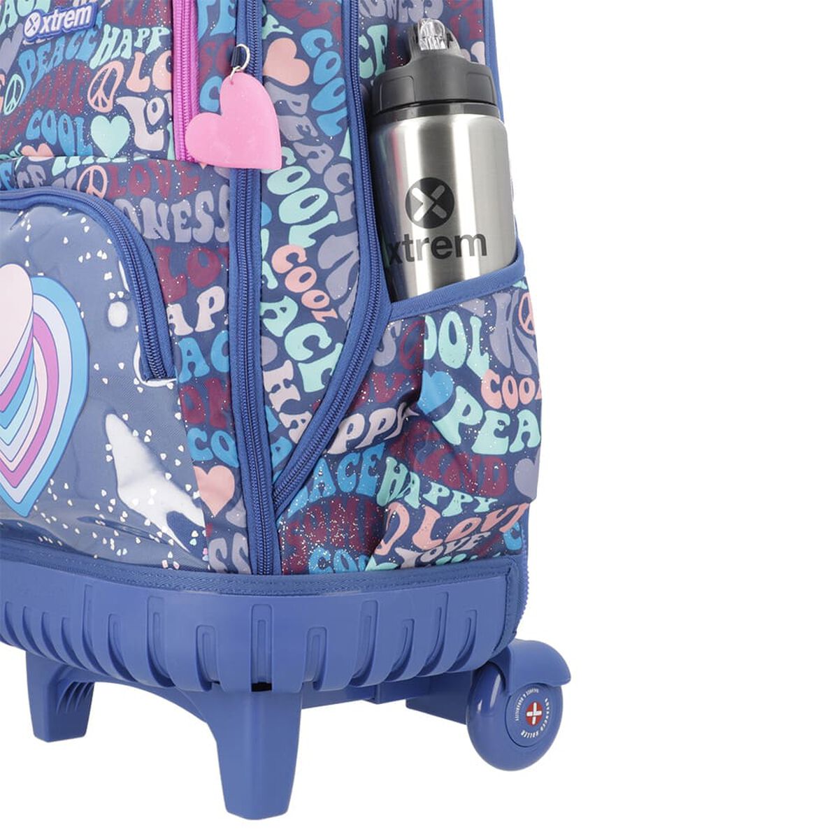 Mochila Con Ruedas Niña Cross 2.0 Azul L Xtrem