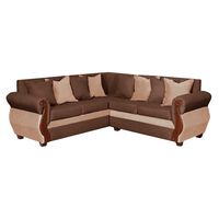 Sofá Seccional Diseño A&M Home Madison Derecho 5 Cuerpos Chocolate