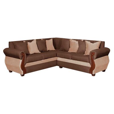 Imagen 1 del producto Sofá Seccional Diseño A&M Home Madison Derecho 5 Cuerpos Chocolate