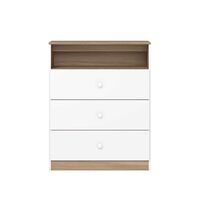 Cómoda Home Mobili Palma 3 Cajones Blanco