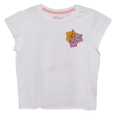 Imagen 1 del producto Polera sin Mangas Niña Mila Blanco, Negro, Oliva, Rosa