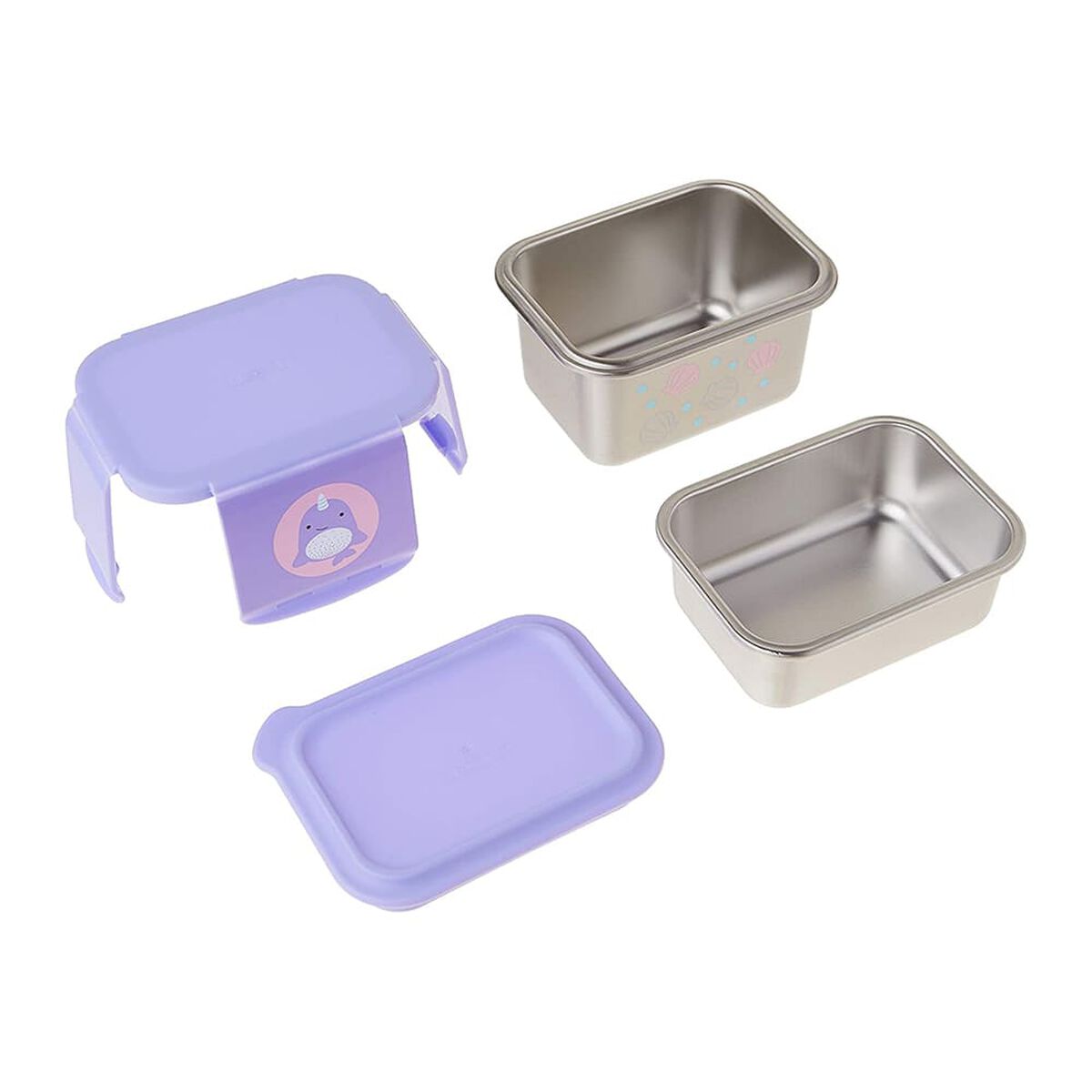 Kit Contenedores Lunch Zoo Narval Skip Hop