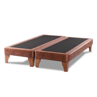 Imagen 2 del producto Base Europea Dividida Latam Home King Zen Cuero Tabaco