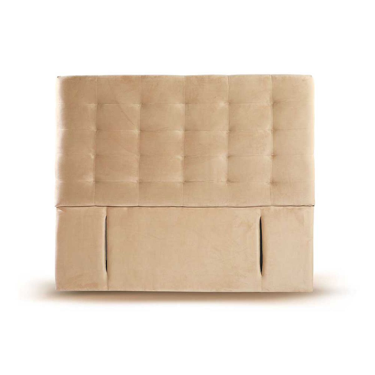 Respaldo Latam Home King Napoles Tela Velvet Beige