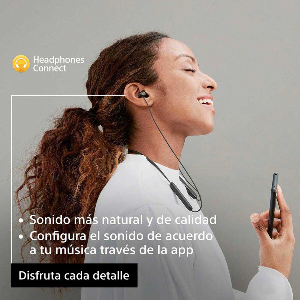 Audífonos Bluetooth In Ear SONY WI-C100/BZUC Negro
