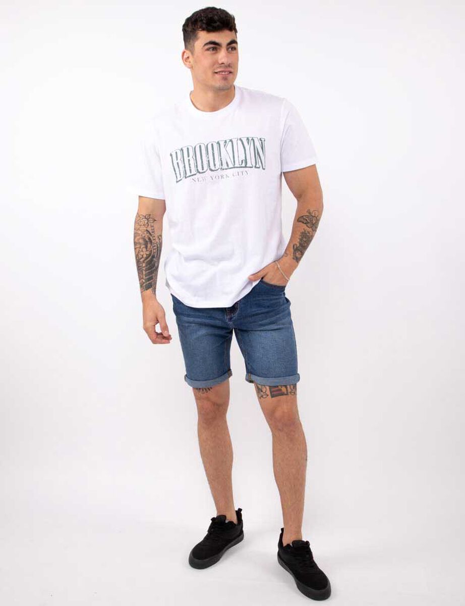 Polera Manga Corta Hombre Icono