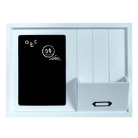 Organizador de Pared Madera Vgo Pizarra Comb. Blanco
