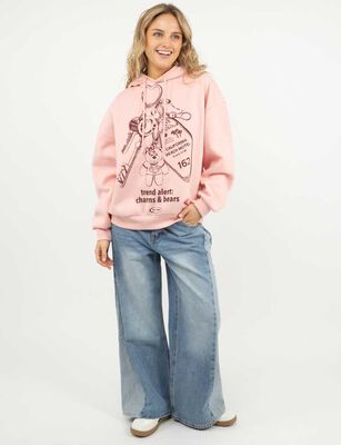 Imagen 2 del producto Polerón Mujer Icono Rosado