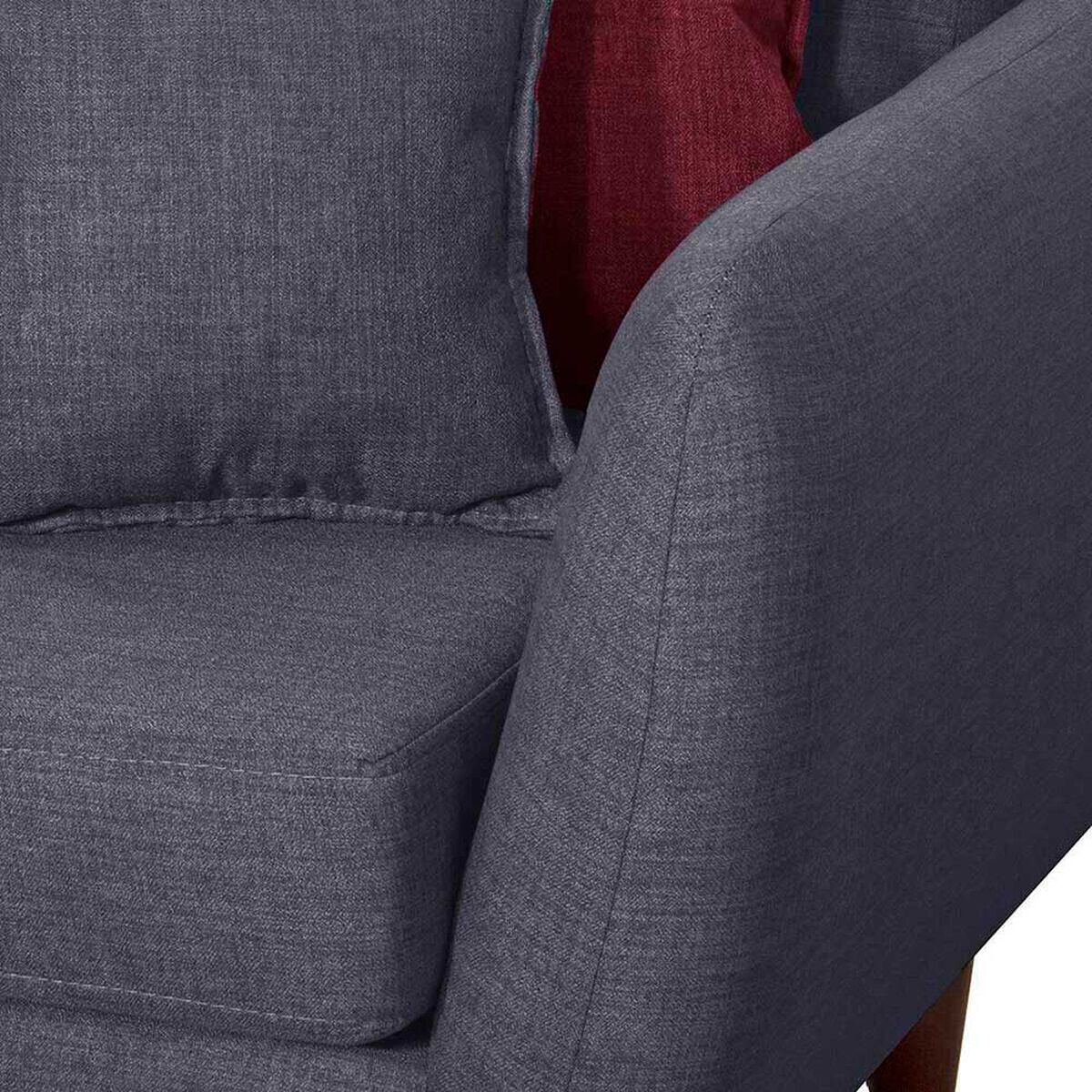 Sof&aacute; Black Factory Huevito 3 Cuerpos Marengo