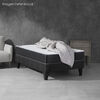 Cama Europea Celta 1,5 Plazas New Mega + Respaldo + Velador Pamplona