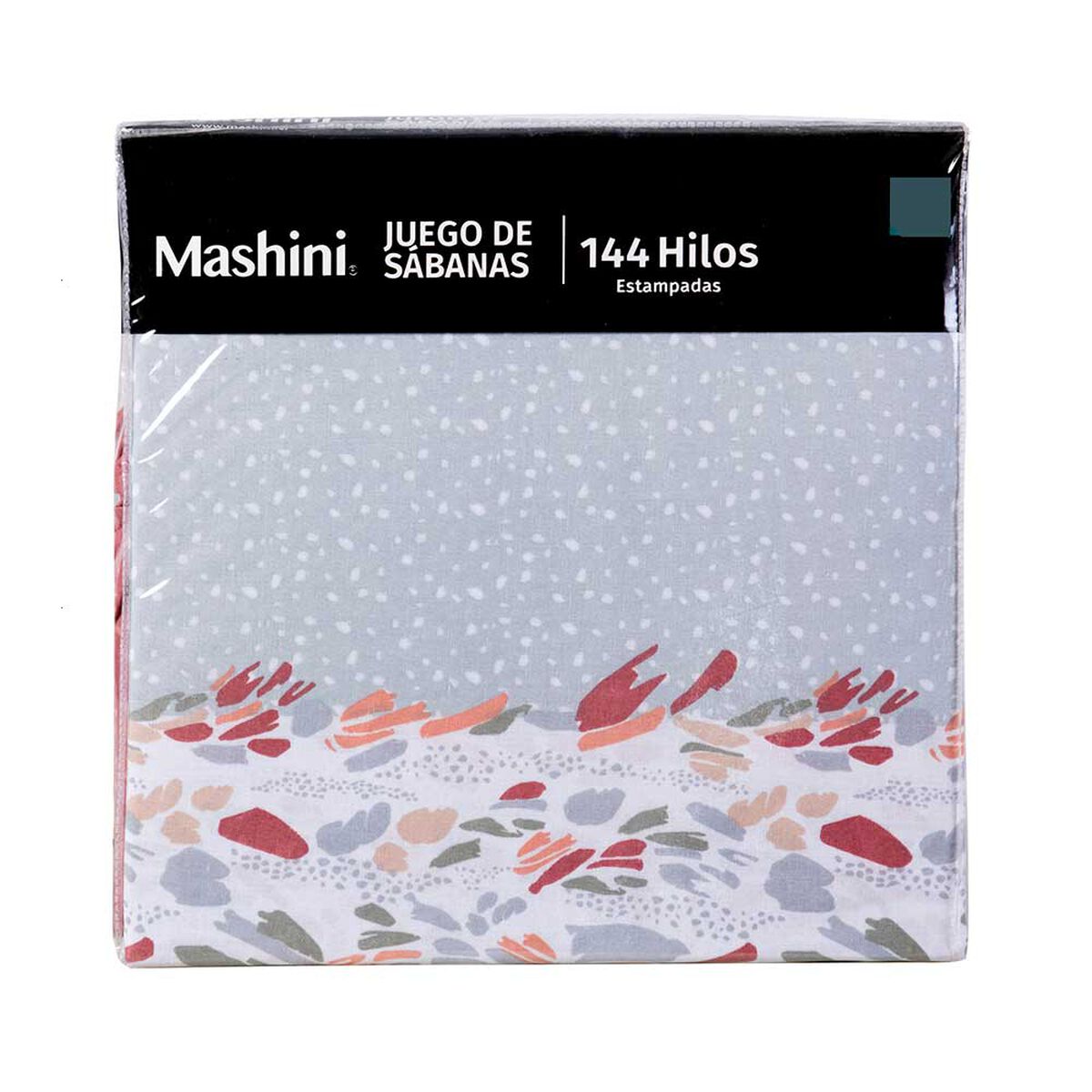 Juego de Sábanas Mashini 144 Hilos 2 Plazas Estampado Ravena