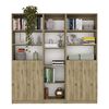 2 Estantes 2 Puertas + Estante 45 cm TuHome Home Macadamia