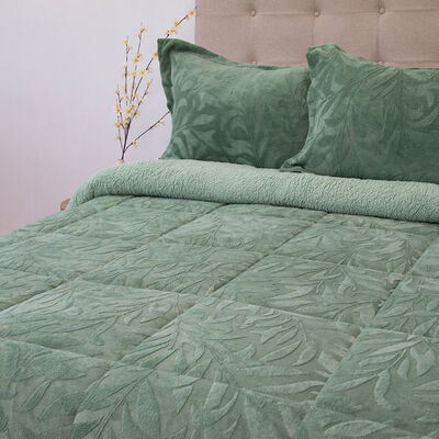 Cubrecama Doral 2 Plazas Verde Outboss Sherpa