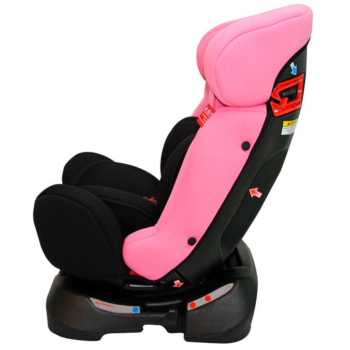 Silla Auto Multietapa 0 a 25 Kg Fucsia Bebeglo