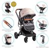 Coche Travel System con Silla y Base de Auto Bebesit
