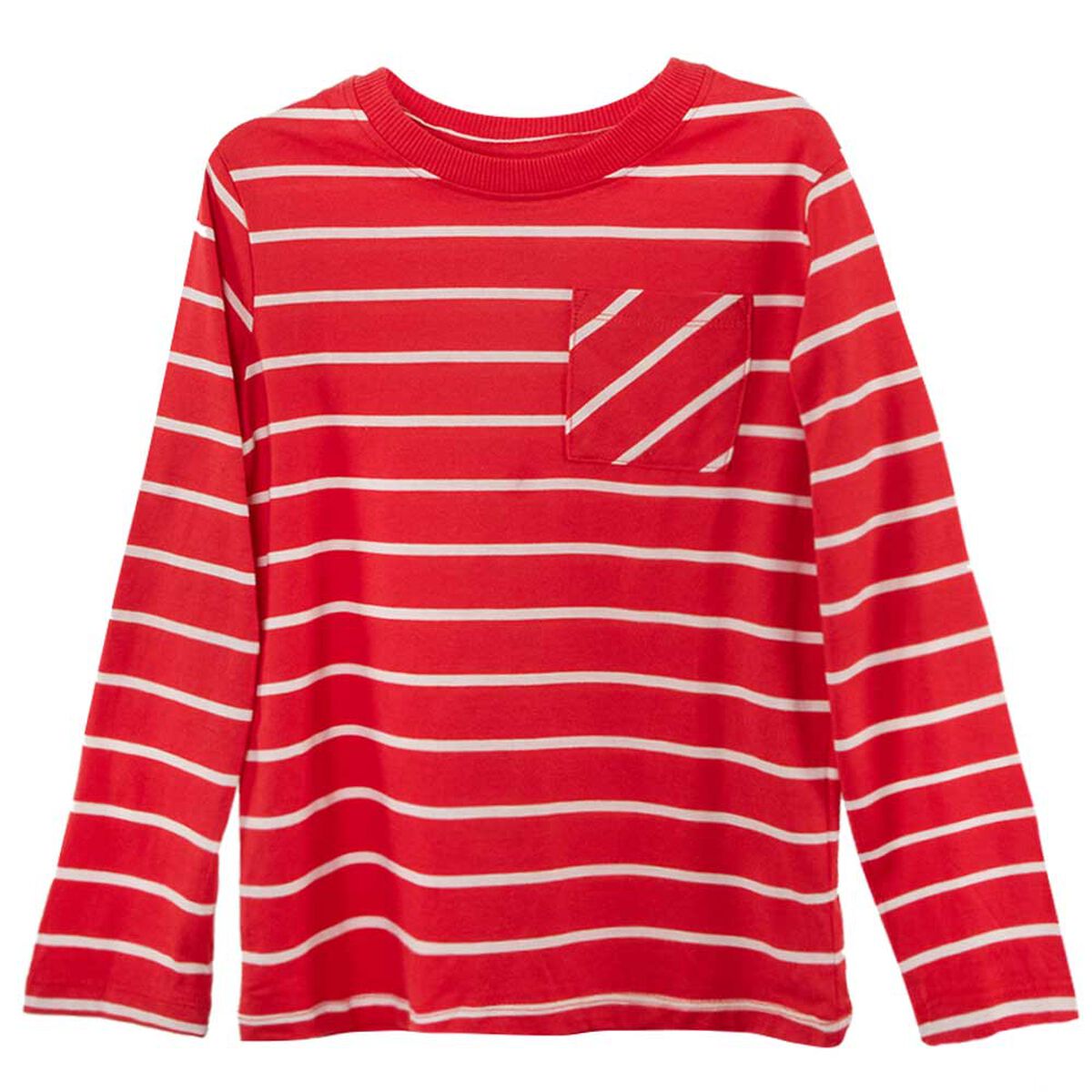 Polera Manga Larga de Algodón Niño Chess