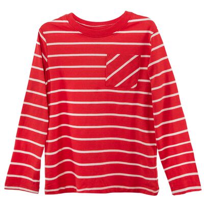 Polera Manga Larga de Algodón Niño Chess