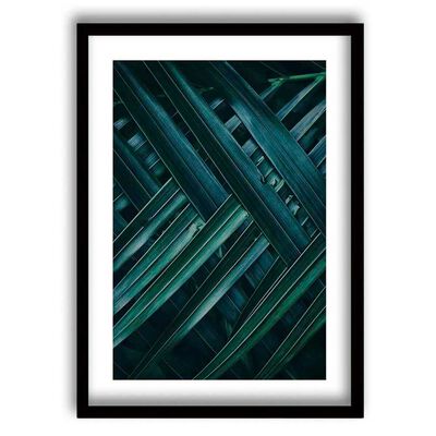 Imagen 1 del producto Cuadro Decorativo Retela Textura Hojas 70 x 50 cm