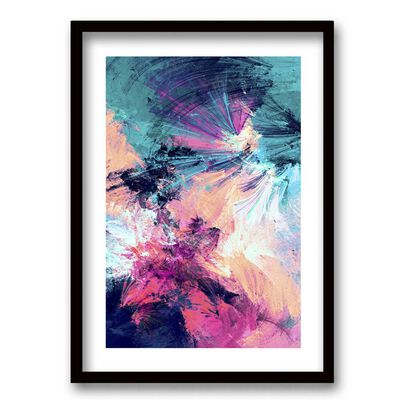 Cuadro Decorativo Retela Abstract Magenta 70 x 50 cm