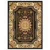 Alfombra Modalfo Kashan King Negro 123 x 185 cm