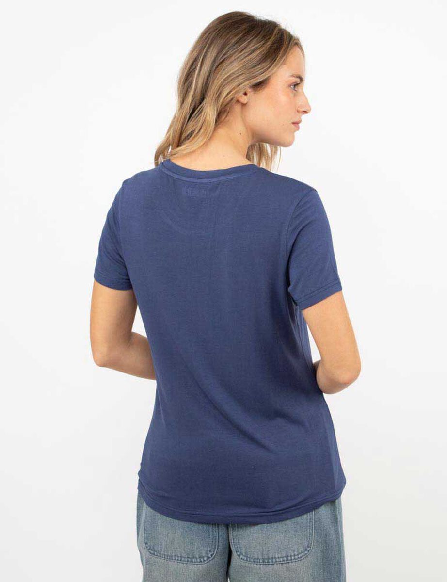 Polera Con Estampado Manga Corta Mujer Icono
