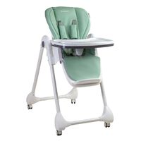 Silla de Comer Bebe EasyFeed Reclinable con Ruedas Verde Bebesit