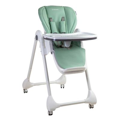 Imagen 1 del producto Silla de Comer Bebe EasyFeed Reclinable con Ruedas Verde Bebesit
