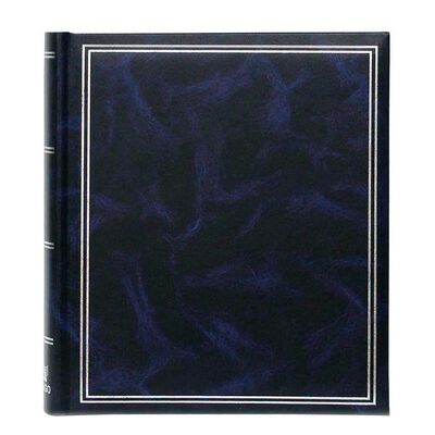 &Aacute;lbum para Fotos Cart&oacute;n Vgo Cl&aacute;sico Liso con Memo 200 Fotos Azul