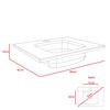 Combo Espejo + Mueble Lavamanos TuHome My Bath Miel Coñac