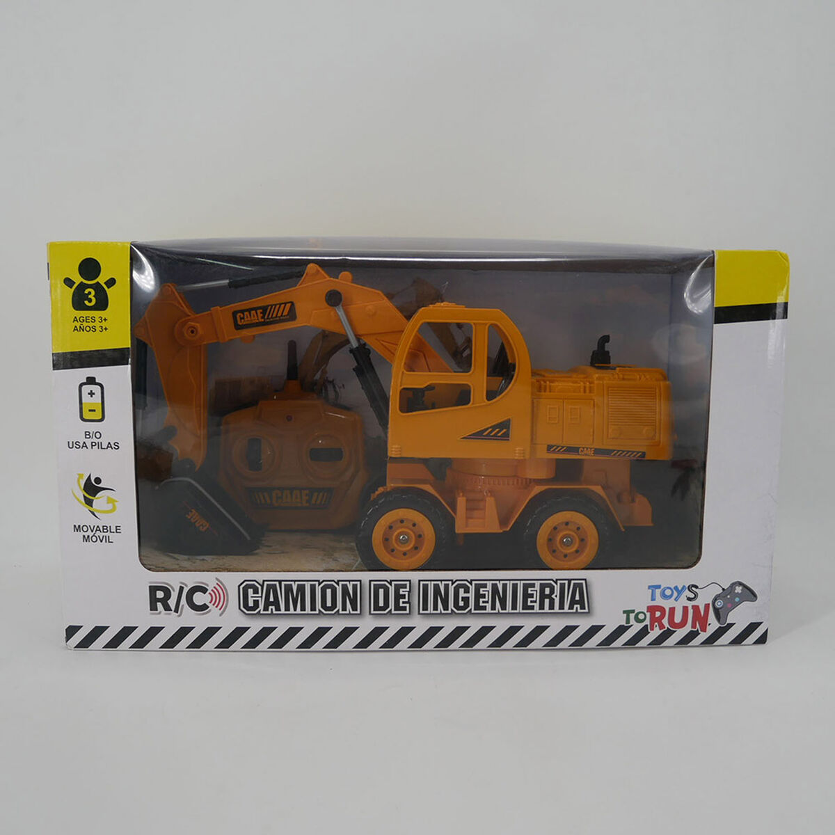 Auto R/C Camion De Carga Amarillo