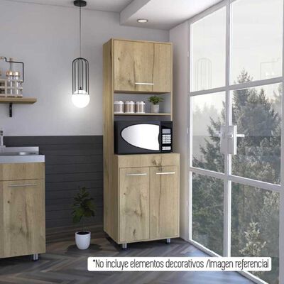 Mueble para Microondas TuHome Orion 2 Puertas Duna Blanco