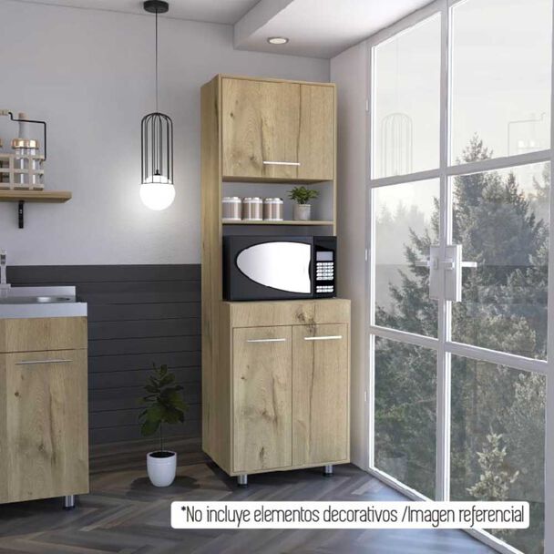 Mueble para Microondas TuHome Orion 2 Puertas Duna Blanco