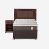 Cama Nido Rosen 1,5 Plazas New Style 6 + Respaldo + Velador Rachel