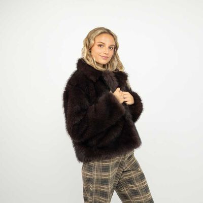 Chaqueta Peluda Mujer Icono