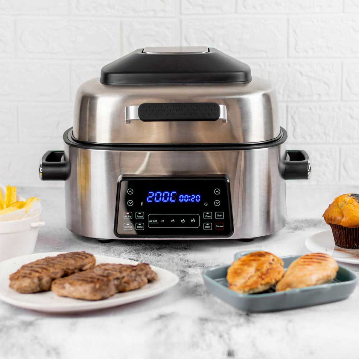 Freidora de Aire  Easyways Air fryer grill 6 lts.