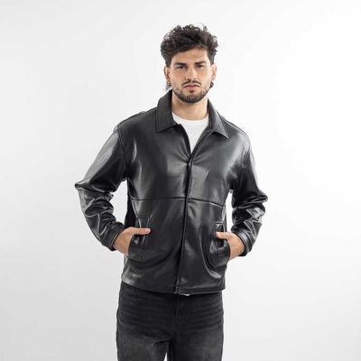 SOVIET Chaqueta Ecocuero Hombre Soviet