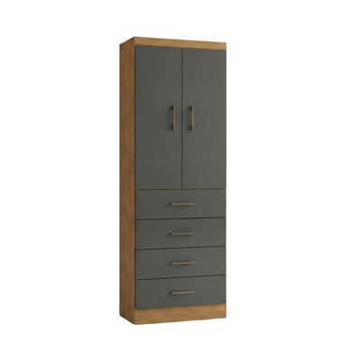 Closet Exit 2P 4C Negro/Caf&eacute;