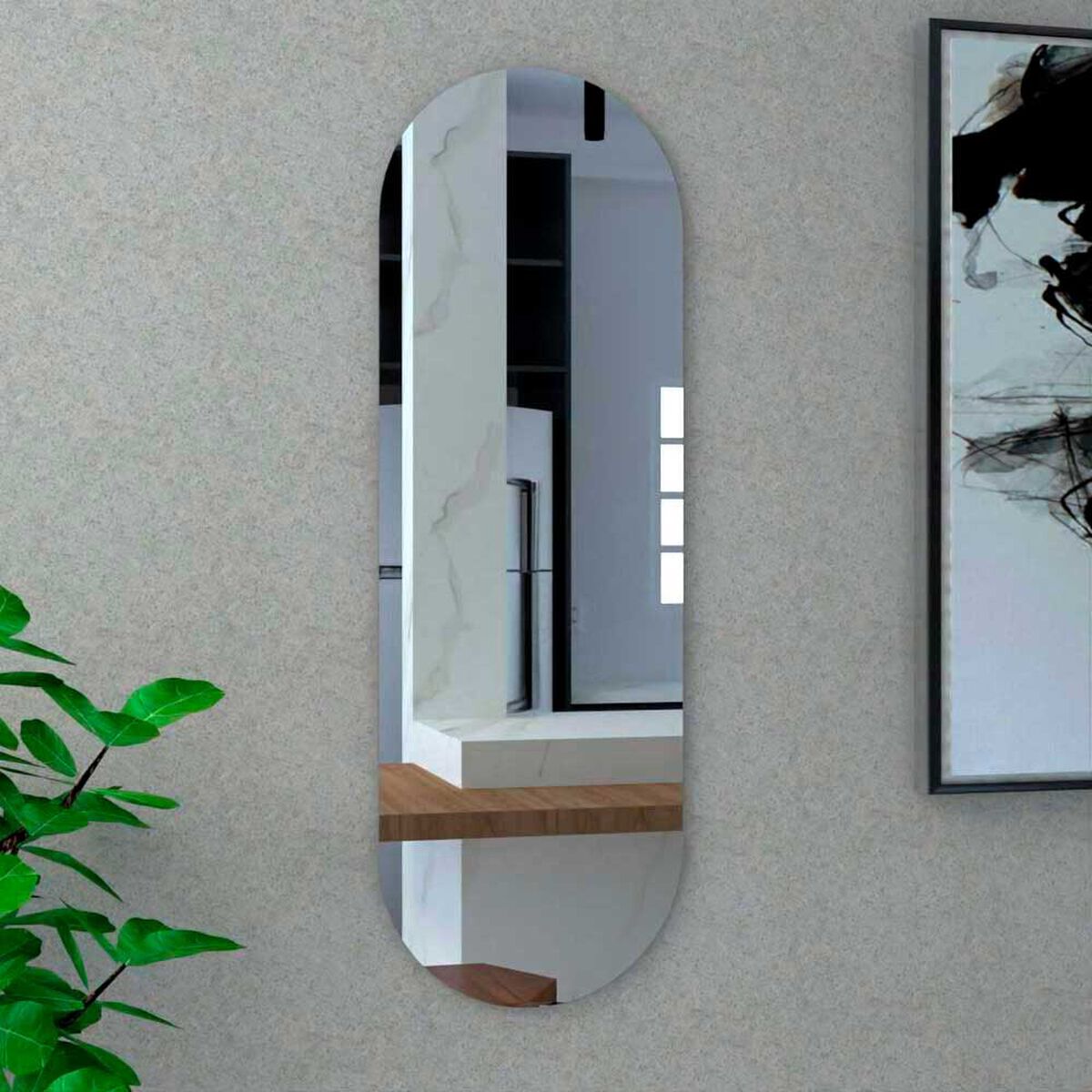 Espejo de Vidrio TuHome Lucera 120 x 40 cm