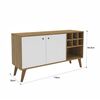 Rack TV Onessta Ibiza  Hasta 55" Miel Grafito