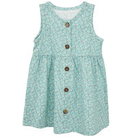 Vestido sin Mangas Beba Chess Baby Verde